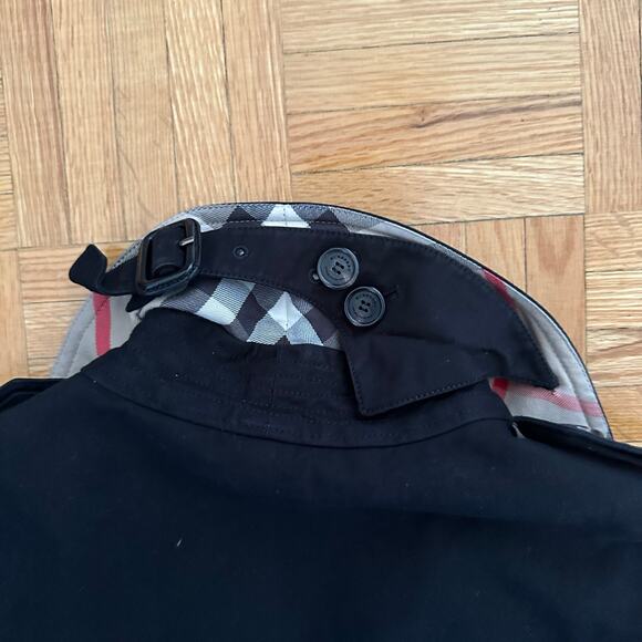 Burberry Sandringham long trench coat women Small *Missing Belt* - Picture 12 of 13